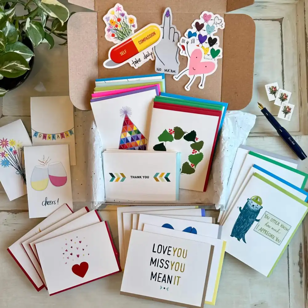 Ultimate Greeting Card Box Set by Local Artist Queen Fazel